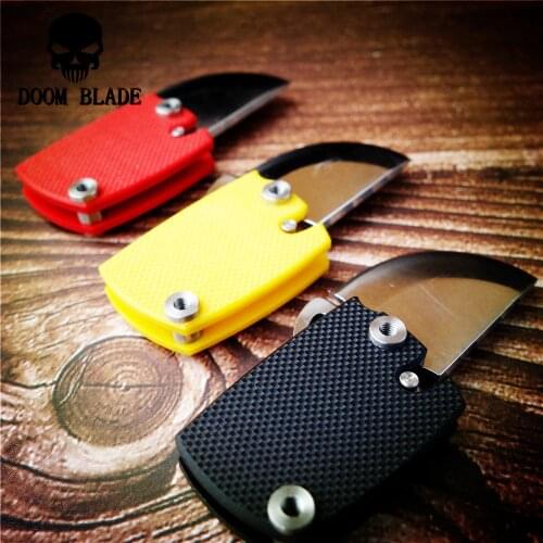 60mm 100% ATS-34 Blade Ball Bearing Knives G10 Handle Folding Knife Outdoor Survival Tactical Utility Bushcraft Pocket knife