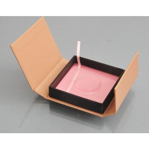 Wholesale false eyelash packaging box lash boxes packaging custom logo mink eyelashes faux cils magnetic square case bulk vendor