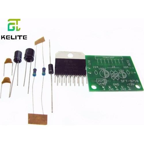 HAILANGNAO TDA7297 amplifier board spare parts dc 12v grade 2.0 dual audio encoding 15w electronic diy kit