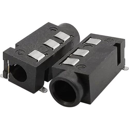 10Pcs 3.5mm Headphone Audio Jack Socket PJ-320D 3.5mm 4 Pin SMD MP3 Audio Jack Connector