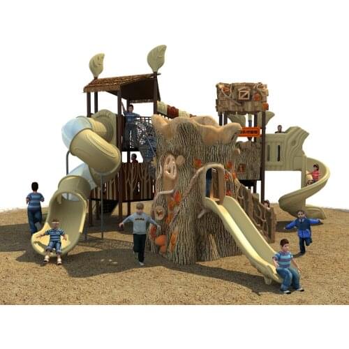 CE,TUV 2019 new style glass fiber reinforced plastics outdoor playground amusement park children play structure YLW-OUT1903