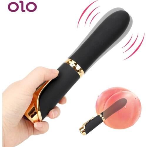 OLO Dildo Vibrator Female Masturbation G-spot Massage Clitoris Stimulator Magic Wand Sex Toys for Women Pen Style 10 Frequency