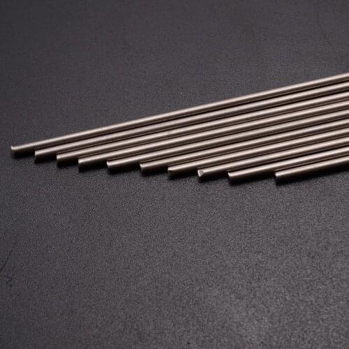 10pcs 250mm Length TC4 Titanium Bar 2mm Diameter 6al-4v Round Ti Gr.5 Welding Grade 5 Rods