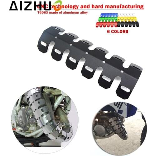 Motorcycle Exhaust Pipe Crash Protector Protective Guard Dirt Pit bike For Honda CRF 250R 450R CR XR NX CRM XR600R EXC SX XC