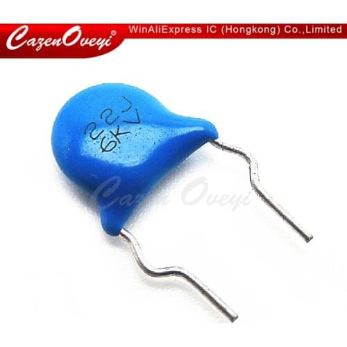 1pcs/lot High-voltage ceramic capacitors 6KV 6000V 22P 22J In Stock