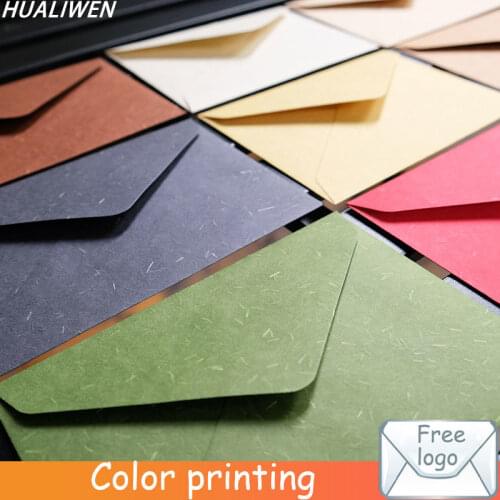 10pcs Vintage Western Style Nine Color Special Paper Blank Mini Paper Window Envelope Wedding Invitation Envelope Gift Envelope