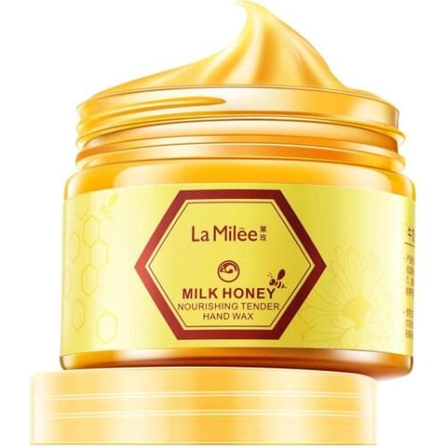 150 g Milk Honey Hand Mask Hands Wax Moisturizing Whitening Tender Smoother Exfoliating Calluses Hand Film Hand Skin Care Cream