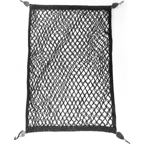 60X80cCar Rear Trunk Seat Elastic String Net Mesh Car Trunk Storage Bag Cargo Organizer Storage Bag Pocket Cage Auto Accessoires
