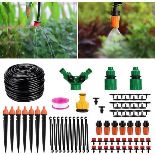 40M Self Automatic Garden Watering System Water Drip Irrigation System Plant Watering Kit Irrigation Drippers Mist Set