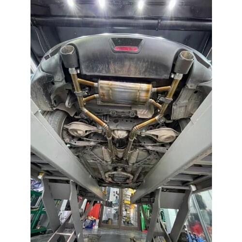 Car Accessories Exhaust Systems Muffler CatBack For I-nfiniti fx37 2010 Titanium Alloy Car Styling