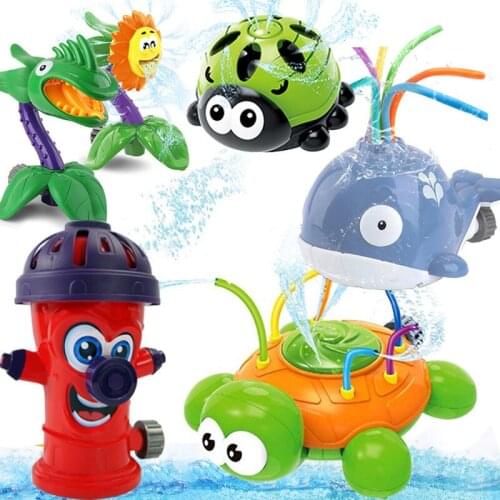 Backyard Water Games Childrens Summer Fun Bathing Toys Turtle Sprinklers Parent-child Interaction Lawn Childrens Water Toys