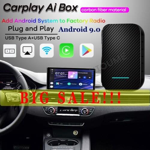 For Apple CarPlay Android AI Box 4+32G Wireless Split screen for BMW,Mercedes Benz ABE S Calss SL CLS GLA CLA GLC GLE 2018-2020