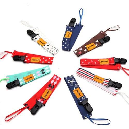 Fixed Button Length Baby Pacifier Clip Plastic Dummy Holder Soother Chain Nipple Teeth Drop-resistant Buckle Strap Stroller