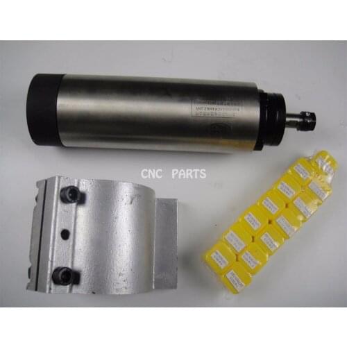 CNC milling spindle ER11 800w air cooling spindle motor + spindle support + 13 pieces ER11 collets