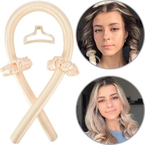 Heatless Curling Rod Headband No Heat Curls Sleeping Headband Wave Hair Curlers Set for Long Hair Curlers DIY Styling Tools