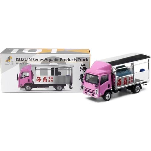 Tiny 1:76 ISUZU Z Series Aquatic Products Truck Diecast Model Car
