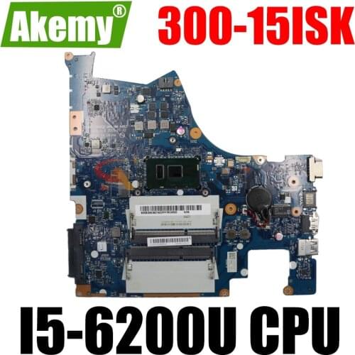 BMWQ1/BMWQ2 NM-A482 Original mainboard For Lenovo 300-15ISK Laptop motherboard with I5-6200U CPU 100% Fully Tested