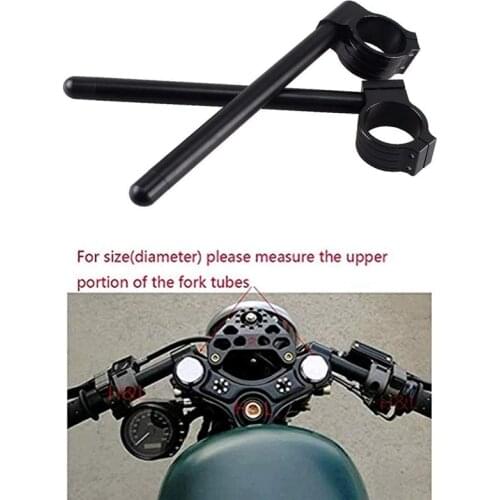 39MM Motorcycle Clip-on 7/8 Fork Handlebars Raised for Yamaha YZF-R6 1999-2004 R6S 06-09 FZR100