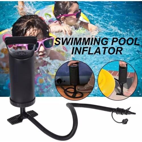 40# Inflator Air Hand Inflatable Bed Swimming Ring Pool Float Camping Mattress Portable Manual Swimming Pool Accessories