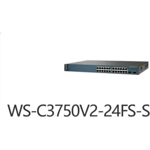 New for WS-C3750V2-24FS-S tested good