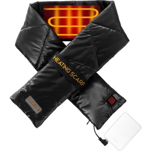 Autumn Winter New USB Heated Thermal Scarf Men&Women Waterproof Heating Scarf For Winter Skiing Hiking Cycling Warm Neckerchief
