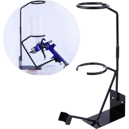 Gravity Feed Paint Spray Gun Holder Stand With Strainer Holder,Wall Or Bench Mount Air Spray Gun Holder