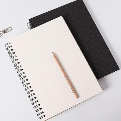 1pcs Sketchbook for Drawing Painting Black Memo Gift Paper Supplies Graffiti Book Office Soft Cover Pad Sketch Book Diary Book
