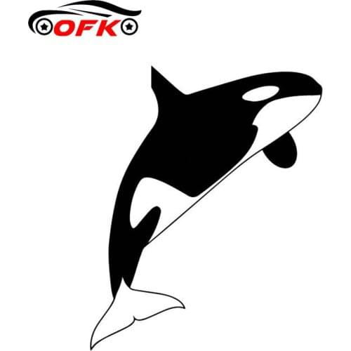 Whale Pattern Car Body Decoration Decal Accessories Car Sticker Decal Car Decal Pvc Car Decoration Decal, Black/white, 16cm*13cm