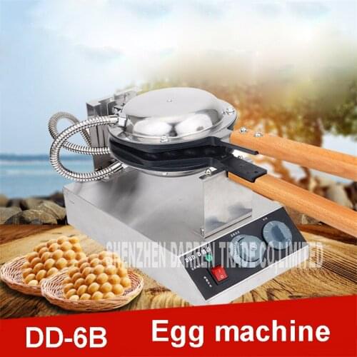 1PC DD-6B waffle maker machine 1400W bubble egg cake oven 220 V 110 V aluminum alloy Grill plate material Temperature 50-300