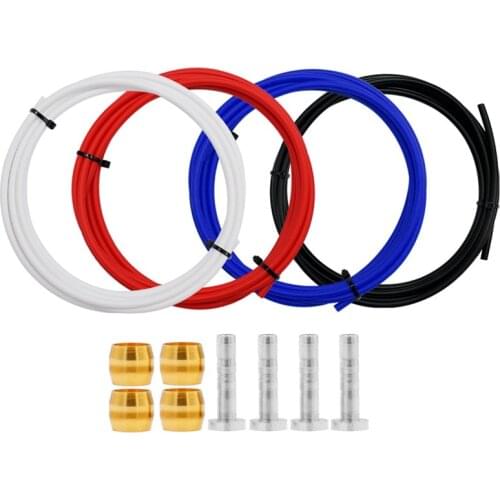 BH90 Bike Brake Hose Mountain MTB Hydraulic Disc Brake Tube 2.5M Connector Insert Olive Set