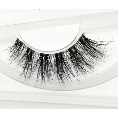 Visofree mink lashes 3d mink eyelashes handmade false eyelash transparent band fake eyelashes thick lashes makeup eyelashes F202