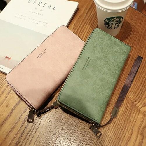 Female Coin Card Holder Purse Multi-Function Leather Women Wallet Money Bags Phone Wallets for Organizer Storage