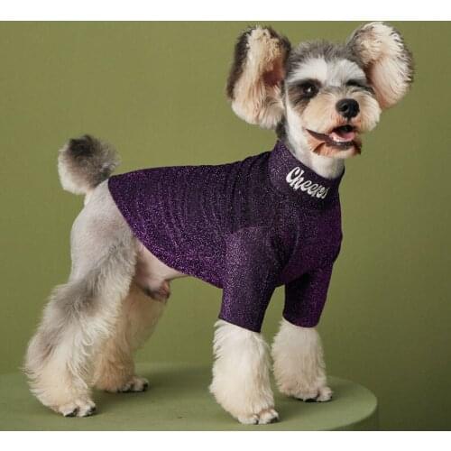 Winter Dog Underwear Tshirt Fashion Dog Sweatshirt Schnauzer Clothes for Small Medium Dogs Ropa Para Perro Chihuahua Costume