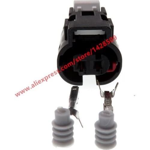 20 Sets 2 Pin Female Auto Solenoid Valve Plug For Chevrolet Cruze Waterproof Connector