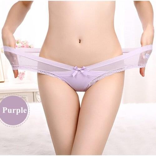 6Pcs Lace Edge Light Comfortable Seamless Womne Briefs Fresh Breathable Transparent Looming Girls Underwear Sexy Female Shorts