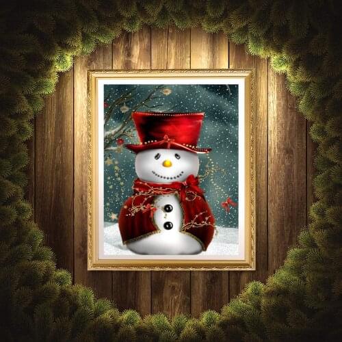 ARMYQZ Diamond Painting Full Square/Round Drill 5D DIY "Christmas snowman" Daimond Embroidery Rhinestone Cross Stitch Set Decor