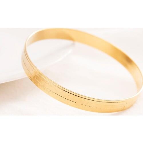 Bangrui New Fashion Lady Luxury Gold Color Jewelry Bangles Ethiopian African Women Dubai Bracelet Party Wedding Halloween Gifts