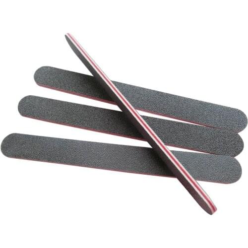 Free shpping 200 pcs/lot Professional Nail Files black emery board nail beauty file
