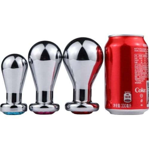 Anus Sex Toy Diameter40/52/62mm Huge Metal Balls Anal Dilatador Big Butt Plug Sex Toys For Couples Prostate Massager Anal Plug