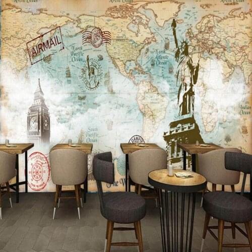 Photo wallpaper Ancient World Map Free Goddess Bar KTV Backdrop background wall custom mural wallpaper