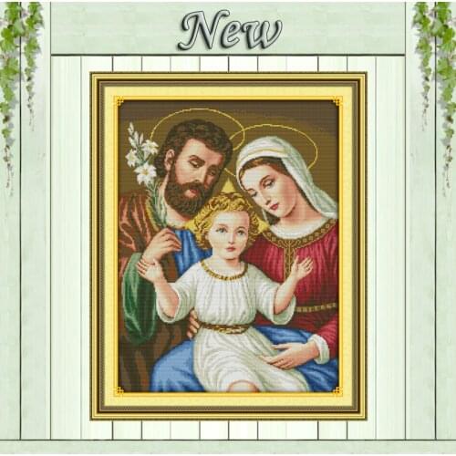 Jesus family Christian home decor paintings counted printed on canvas DMC 11CT 14CT kits Cross Stitch embroidery needlework Sets