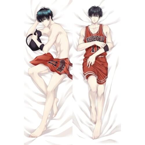 Cool Japanese Anime Pillowcase SLAM Basketball Kaede Rukawa decorative Hugging Body Pillow Case Bedding