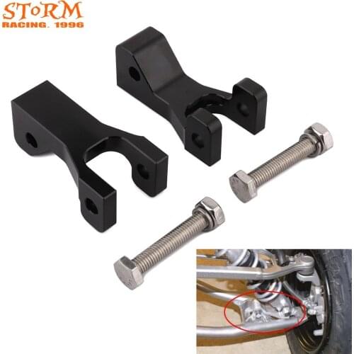 Motorcycle Front Shock Lowering Adapter Kit For Yamaha ATV Blaster Raptor350 Raptor 660 Warrior A-Arms