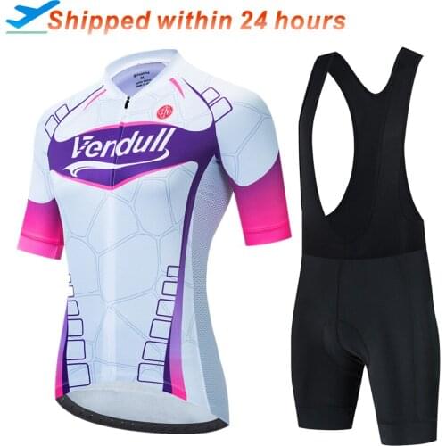 Vendull Short Sleeve Women Cycling Jerseys set Breathable Mountain Bike Clothes Women Bicycle Cycling Clothing Ropa Ciclismo
