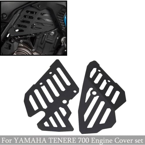 For YAMAHA TENERE 700 T700 T 700 T7 Motorcycle Engine Throttle Cam Protective Cover Body Filling Cover ENGINE COVER SET