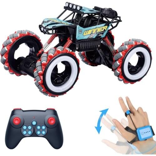 2020 New Gesture Sensing RC Drift Stunt RC Car 4WD with light Music Universal wheel Drift Climbing Remote Control Car kids Toys