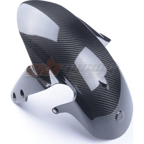 Front Fender Tire Fender Mudguard For Suzuki GSXR 1000 2009-2016 Full Carbon Fiber 100% Twill
