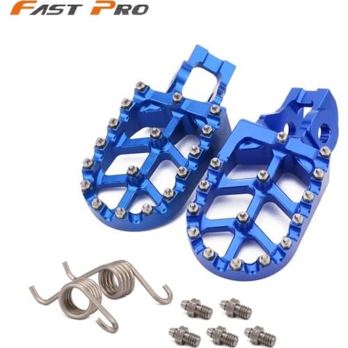 CNC Foot Pegs Rest FootRest Footpegs Pedals For KTM Husqvarna TC FC FE TE TX SX XC XCW XCF SXF EXCF 125 250 300 350 450 500 2021
