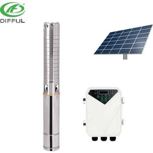 Dc submersible 2hp price solar water pump for agriculture farm irrigation