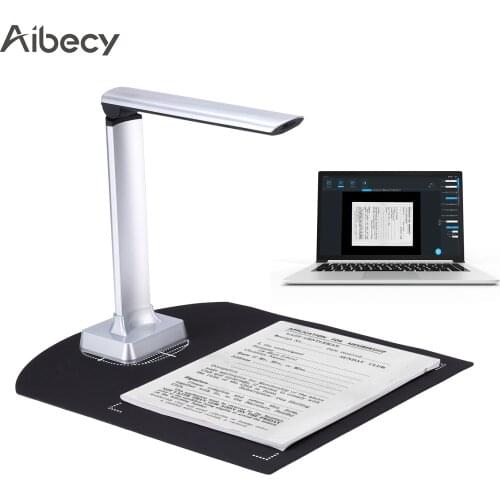 Aibecy BK31 Portable Document Camera Scanner USB 2.0 HD 10 Mega-pixels High Speed Scanner Capture Size A4 PDF Format Export